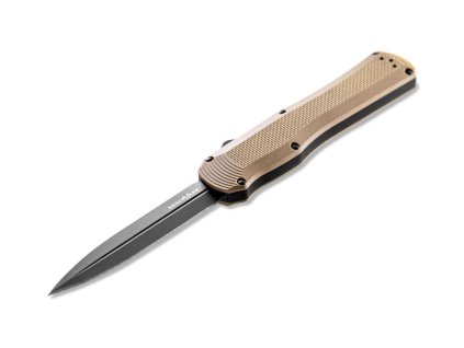 Benchmade 3400BK-2 AUTOCRAT vyskakovací taktický nôž 9,4 cm, čierna, hnedá Coyote, G10