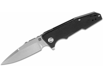 Artisan 1706PS-BKF Predator Black vreckový nôž 7 cm, Stonewash, čierna, G10