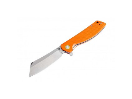 Artisan 1815P-OEF Tomahawk vreckový nôž - sekáčik 10 cm, Stonewash, oranžová, G10
