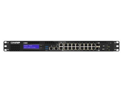 QNAP riadený hybridný switch QGD-1602-C3558-8G (8x GbE + 8x 2,5 GbE + 2x 10GbE SFP+, 8GB RAM)