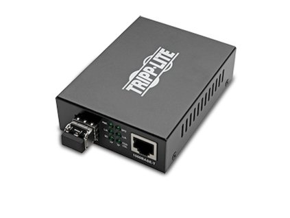 Konvertor z optických vlákien na Ethernet, 10/100/1000Mb/s, LC Multimode, 850nm, max.550m