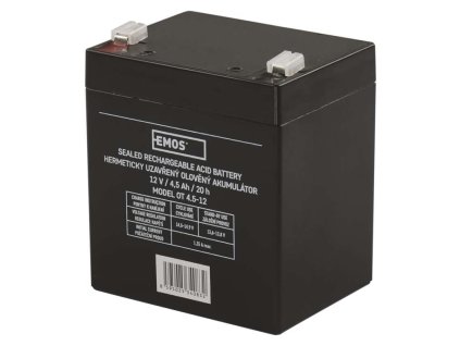 Bezúdržbový olovený akumulátor 12 V/4,5 Ah, faston 4,7 mm
