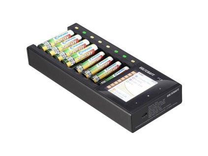 Nabíječka akumulátorů IPC-8, NiMH, NiCd, NiZn, Li-Ion, LiHV , LiFePO AA, AAA, 14500, 10440 VOLTCRAFT