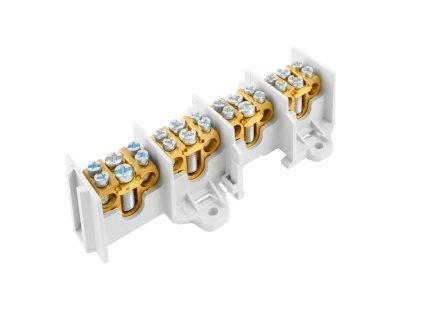 Svorkovnice stoupací HAK/4/35/35D nekrytá, 100A, 4pól., na pól:1x35mm2 a 4x35mm2, na DIN