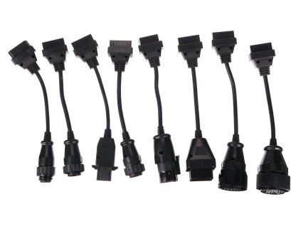 SIXTOL Kompletní sada OBD-II redukcí pro nákladní auta MECHANIC CABLE SET 2, 8ks
