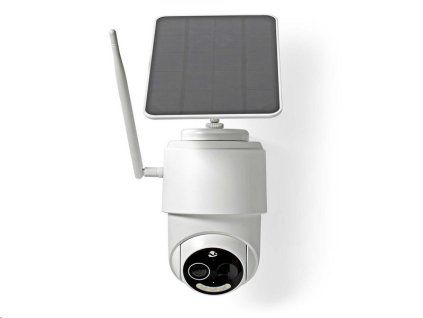 Kamera IP venkovní dobíjecí NEDIS WIFICBO50WT | Wi-Fi | 2MP | IP65 | otáčení/náklon | solar