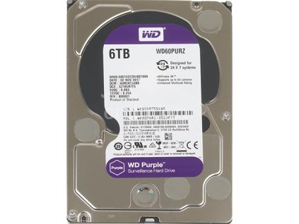 CP-PR-89 Western Digital PURPLE HDD pre kamerové systémy - 6 TB