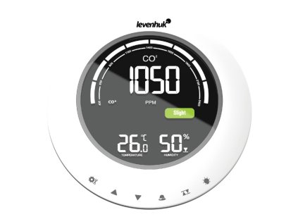 Detektor oxidu uhličitého CO2 Levenhuk Wezzer PLUS LP90