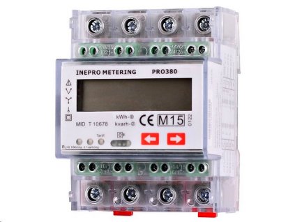 Elektroměr 3F na DIN lištu třífázový PRO380-MB 0,25-100A 2T MID