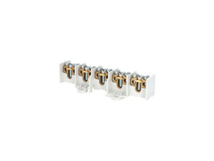 Svorkovnice stoupací HAK/5/35, nekrytá, 100A, 5pól., každý pól 1x35mm2 a 2x25mm2, na DIN