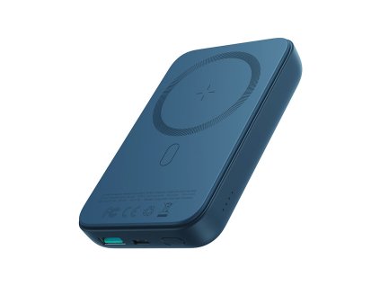 Joyroom PowerBanka 10000mAh 20W Power Delivery Quick Charge, magnetická bezdrôtová Qi nabíjačka, 15W pre iPhone MagSafe, modrá