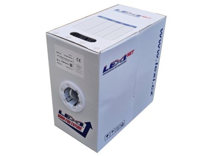 lexi net instalacni kabel cat 5e ftp pvc eca 305m box sedy