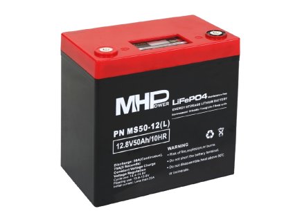Baterie LiFePO4 12,8V 50Ah MHPower MS50-12(L) LC5-M8