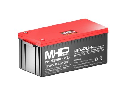 LiFePO4 12,8V 250Ah batéria MHPower MS250-12(L) LC5-M8