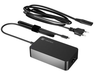 Nabíjačka Natec GRAYLING 65W USB-C pre notebooky, tablety, smartfóny