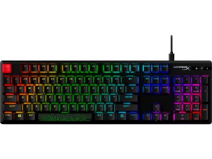 HyperX Alloy Origins PBT/Drôtová USB/US layout/Čierna