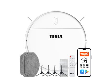 TESLA RoboStar iQ100 - robotický vysavač (bílá barva)