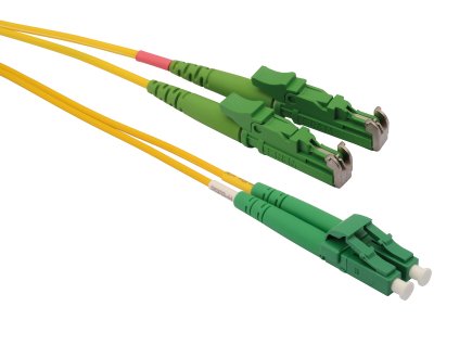 Patch kabel 9/125 E2000apc/LCapc SM OS 1m duplex SXPC-E2000/LC-APC-OS-1M-D