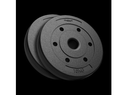 Sada bitumenových závaží 2x15kg, 51mm, REBEL ACTIVE RBA-2141
