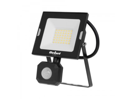 LED Reflektor 30W s detektorom pohybu 4000K Rebel