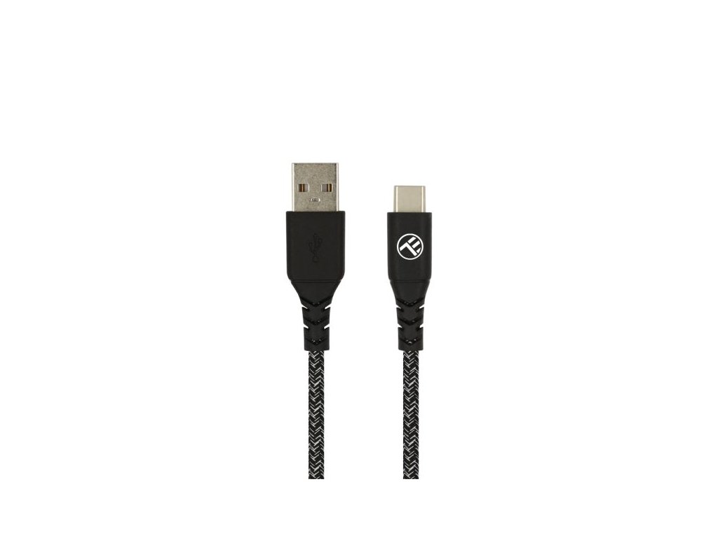 TELLUR Green, Kábel USB/USB Type C, Nylon, 1m, blk TLL155491