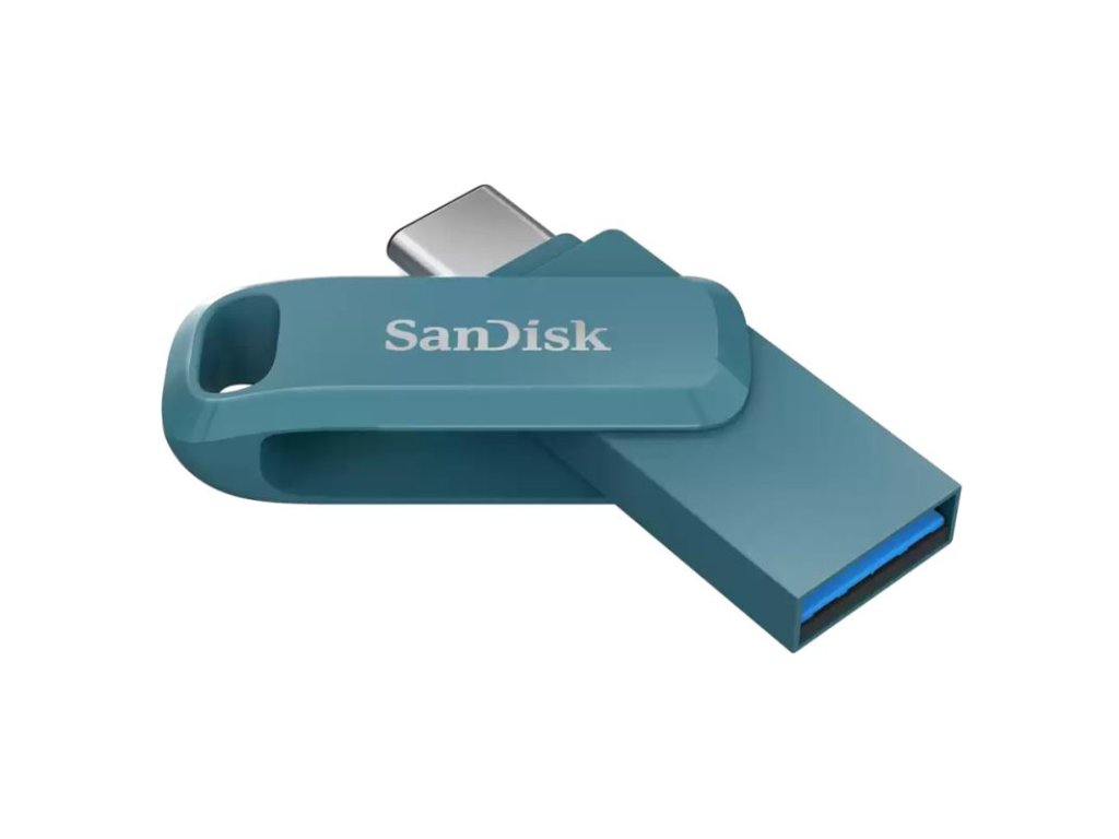 SanDisk Ultra Dual GO USB 64GB Type-C, modrý SDDDC3-064G-G46NBB