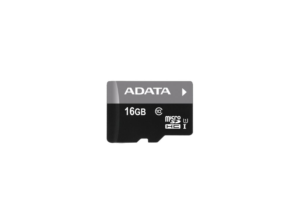 Adata/micro SDHC/16GB/50MBps/UHS-I U1 / Class 10/+ Adaptér AUSDH16GUICL10-RA1