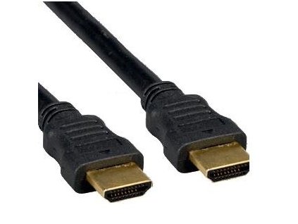 Kábel CABLEXPERT HDMI-HDMI 0,5m, 1.4, M/M tienený, pozlátené kontakty, čierny CC-HDMI4-0.5M