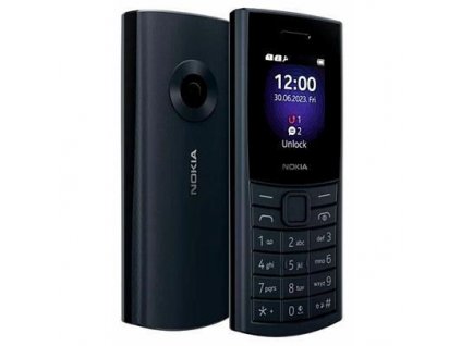 Nokia 110 4G Dual SIM, černo-modrá (2023) 1GF018MPE1L07