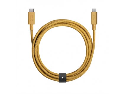 Native Union kábel Belt Cable Pro USB-C to USB-C 2.4m 240W - Kraft BELT-PRO2-KFT-NP