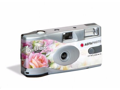 Agfaphoto LeBox Wedding Flash 400/27 - jednorázový analogový fotoaparát 601025