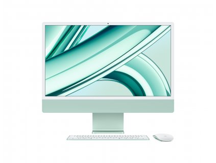 Apple iMac 24/23,5''/4480 x 2520/M3/8GB/256GB SSD/M3/Sonoma/Green/1R MQRN3CZ/A