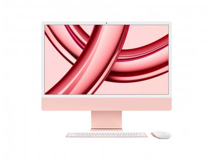 Apple iMac 24/23,5''/4480 x 2520/M3/8GB/256GB SSD/M3/Sonoma/Pink/1R MQRT3CZ/A
