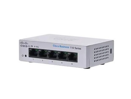Cisco switch CBS110-5T-D (5xGbE, fanless) CBS110-5T-D-EU