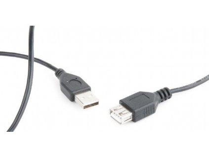 Gembird USB 2.0 extension cable, 0.75 m, black CC-USB2-AMAF-75CM/300-BK