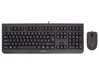 CHERRY set klávesnice + myš DC 2000/ drátový/ USB/ černá/ CZ+SK layout JD-0800CS-2