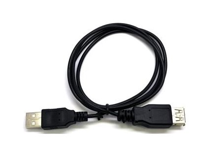 C-TECH USB A-A 1,8m 2.0 prodlužovací, černý CB-USB2AA-18-B