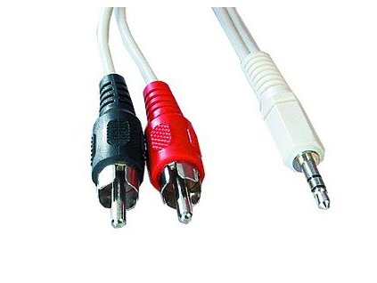 Kábel CABLEXPERT pripojný jack-2xcinch 1,5m audio CCA-458