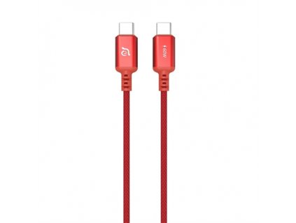 Adam Elements kábel CASA S120 USB-C na USB-C 60W 1.2m - Red ACBADS120RD