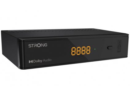 STRONG DVB-S/S2 set-top-box SRT 7030/ s displejem/ Full HD/ EPG/ USB/ HDMI/ SCART/ SAT IN/ S/PDIF/ černý SRT7030
