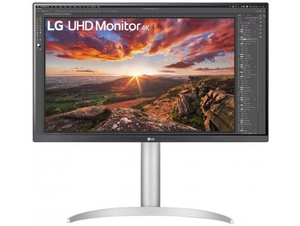 LG monitor 27UP85NP IPS 4K / 3840x2160 / 5ms / 1200:1 / 400cd / 2xHDMI / DP / USB-C/ repro / bílý 27UP85NP-W.BEU