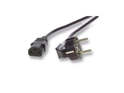 1stCOOL Napájecí kabel pro PC vodiče 3x0,75mm2, délka 1,5m, CE, CB, VDE power-cord-pc-eu