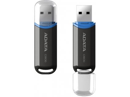 ADATA Flash disk 32GB C906, USB 2.0 Klasická, čierna AC906-64G-RBK