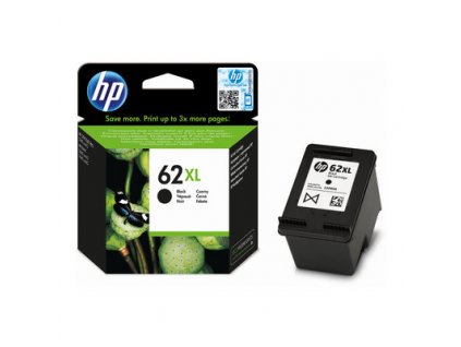 HP 62XL inkoustová náplň černá(C2P05AE) C2P05AE