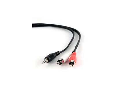 Kábel prepajaci jack 3,5mm na 2x RCA (cinch) 1.5m CCA-458