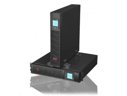 EUROCASE 2000VA rack/tower, čistý sinusový výstup, RJ45, USB data EA620RT