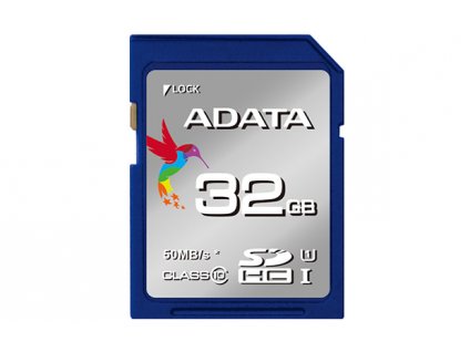 Adata/SD/32GB/50MBps/UHS-I U1 / Class 10 ASDH32GUICL10-R