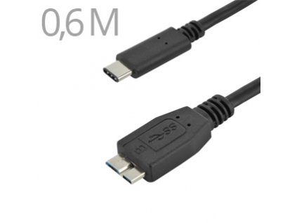 CABLE KU31CMB06BK USB3.1 Typ C/male - USB 3.0 Male KU31CMB06BK