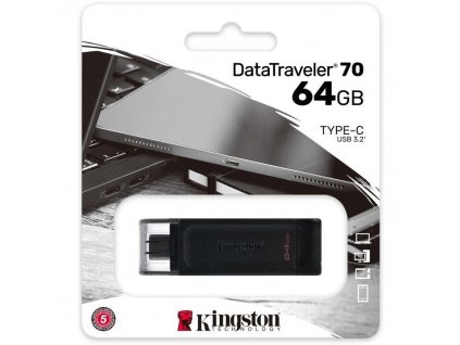 KINGSTON DataTraveler 70 USB Type C, 64GB DT70/64GB