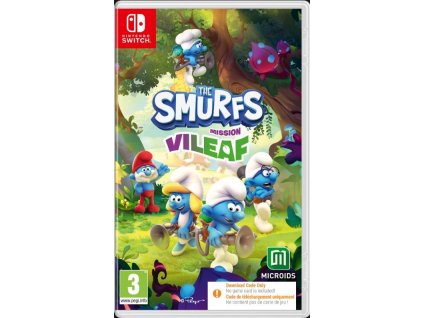 Nintendo Switch hra MR The Smurfs - Mission Vileaf (code only) 3701529508578